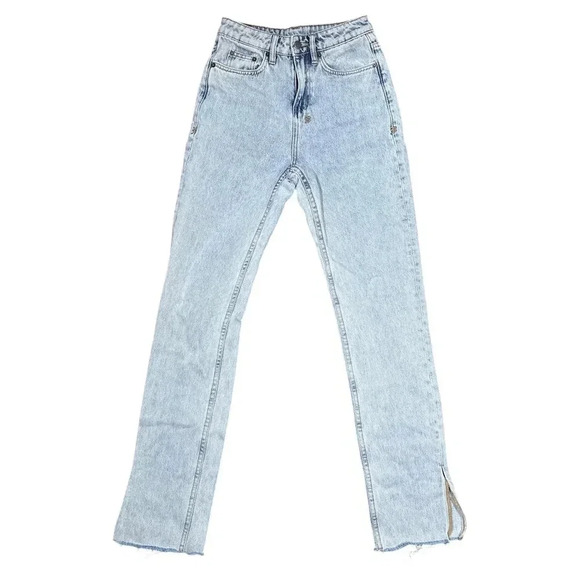 Ksubi Light Blue Straight Leg Jeans - Picture 1 of 12